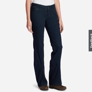 NWT Eddie Bauer Curvy Trouser Jeans